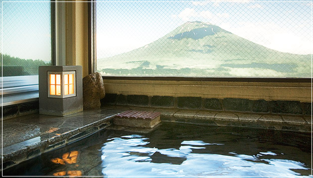 Private open-air hotspring bath